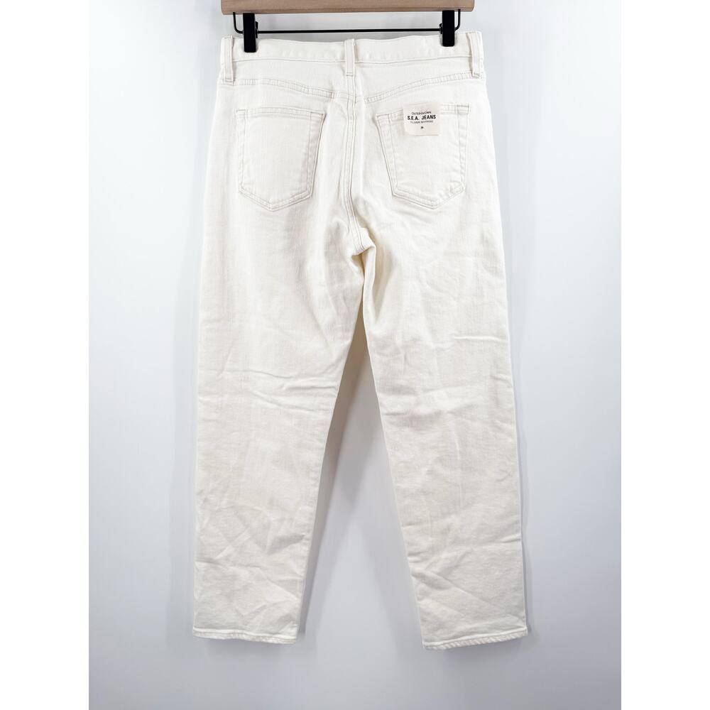 Outerknown S.E.A. Fillmore Boyfriend Jeans SZ 27 NWT Salt Organic Cotton Stretch - Picture 4 of 16
